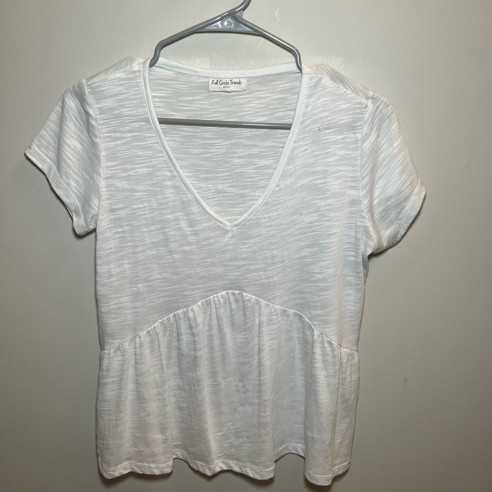 White blouse size small